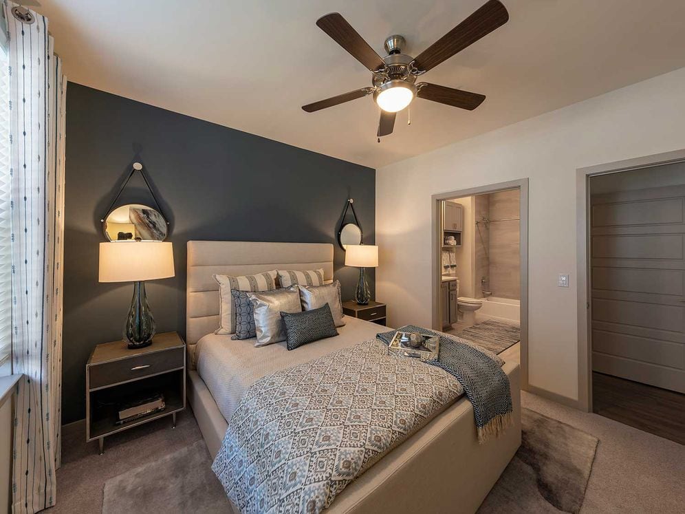 East Classic II bedroom with carpeted flooring