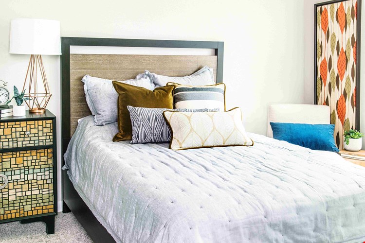 One-Bedroom Apartment Sleeping Area