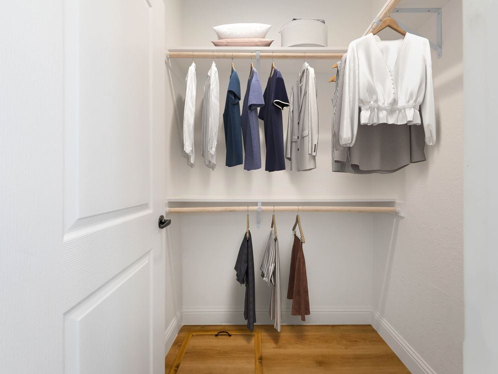 Freestanding Home walk-in closet