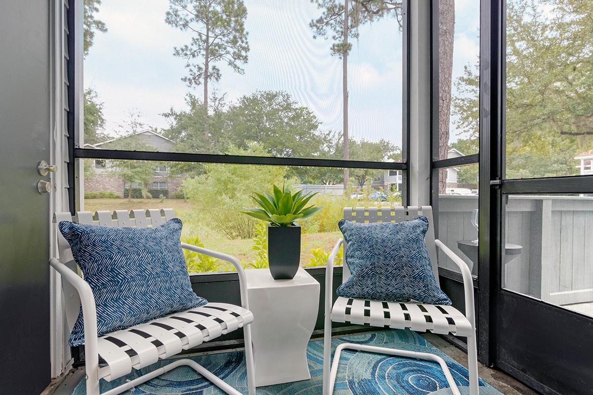 Enjoy the outdoors from the privacy of your own screened-in porch.