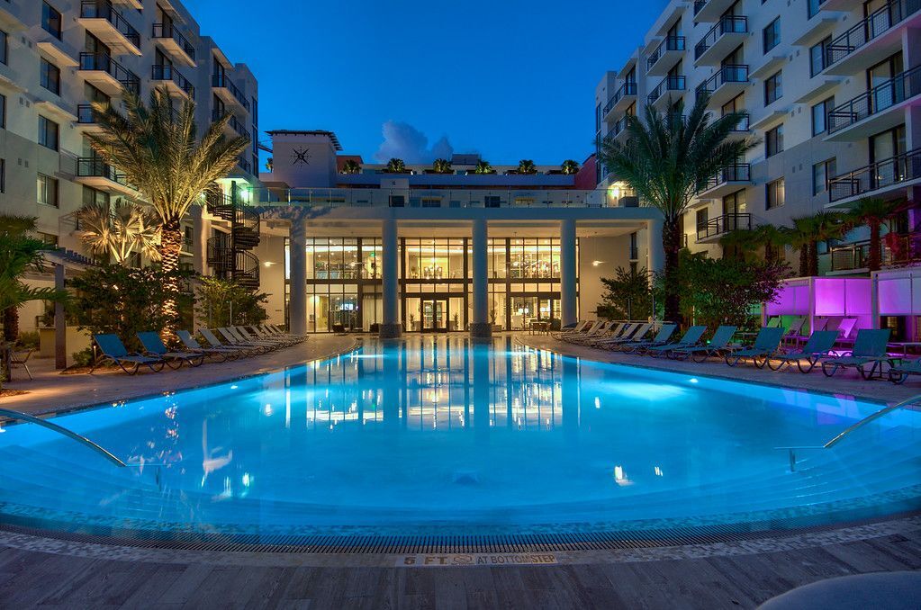 Saltwater Zero Edge Beach Entry Pool