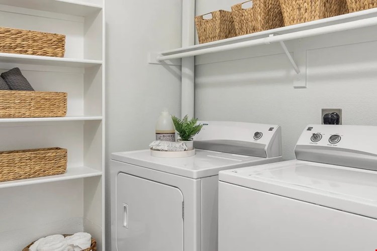 Our community ensures a full-size washer and dryer in every apartment, bringing satisfaction and ease to your laundry routine!