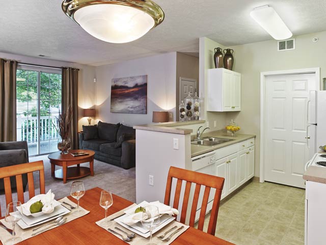 Berkley Manor Model Kitchen Area