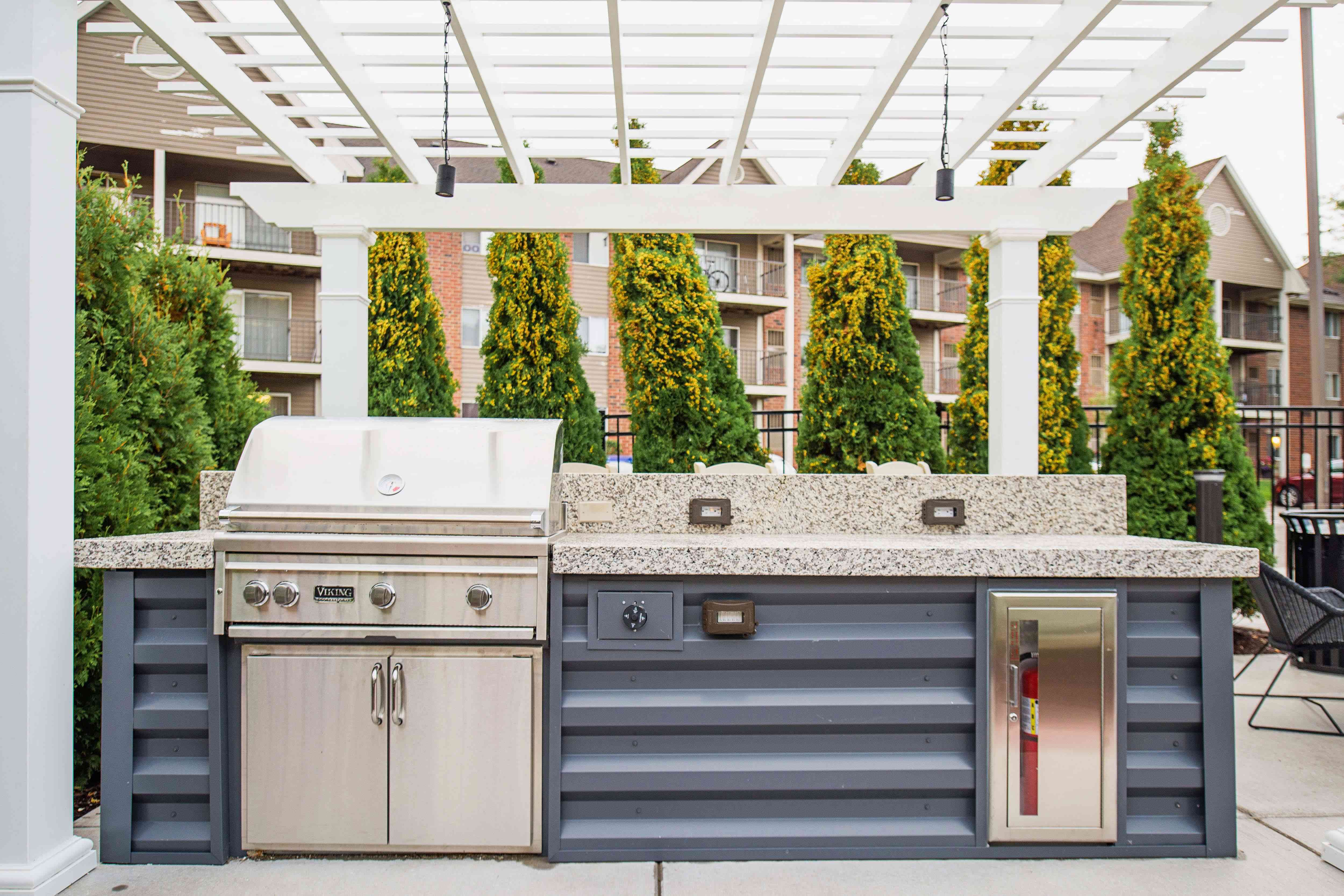 Private Patio - Grill Area