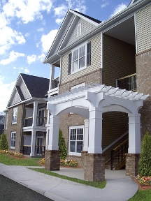 Beautiful buildings with pergulas 