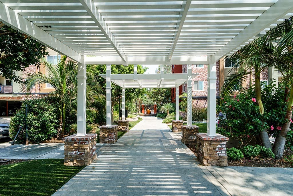 Peaceful Common Area Walkways