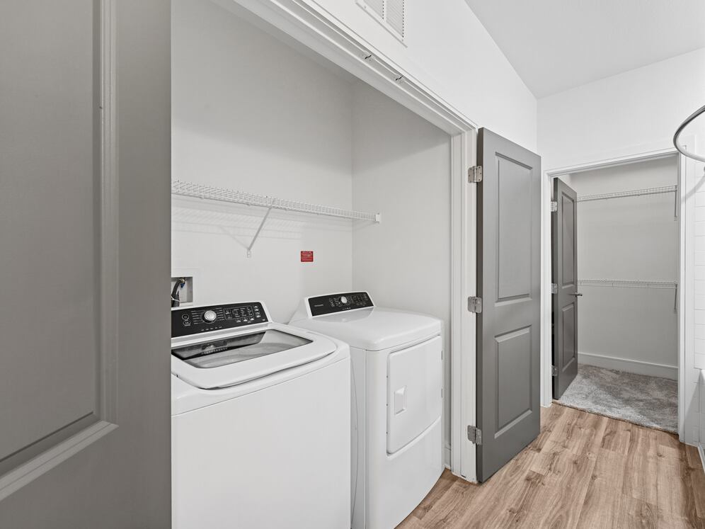 In-unit washer and dryer