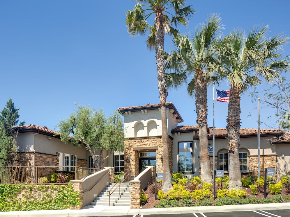 Leasing office entrance