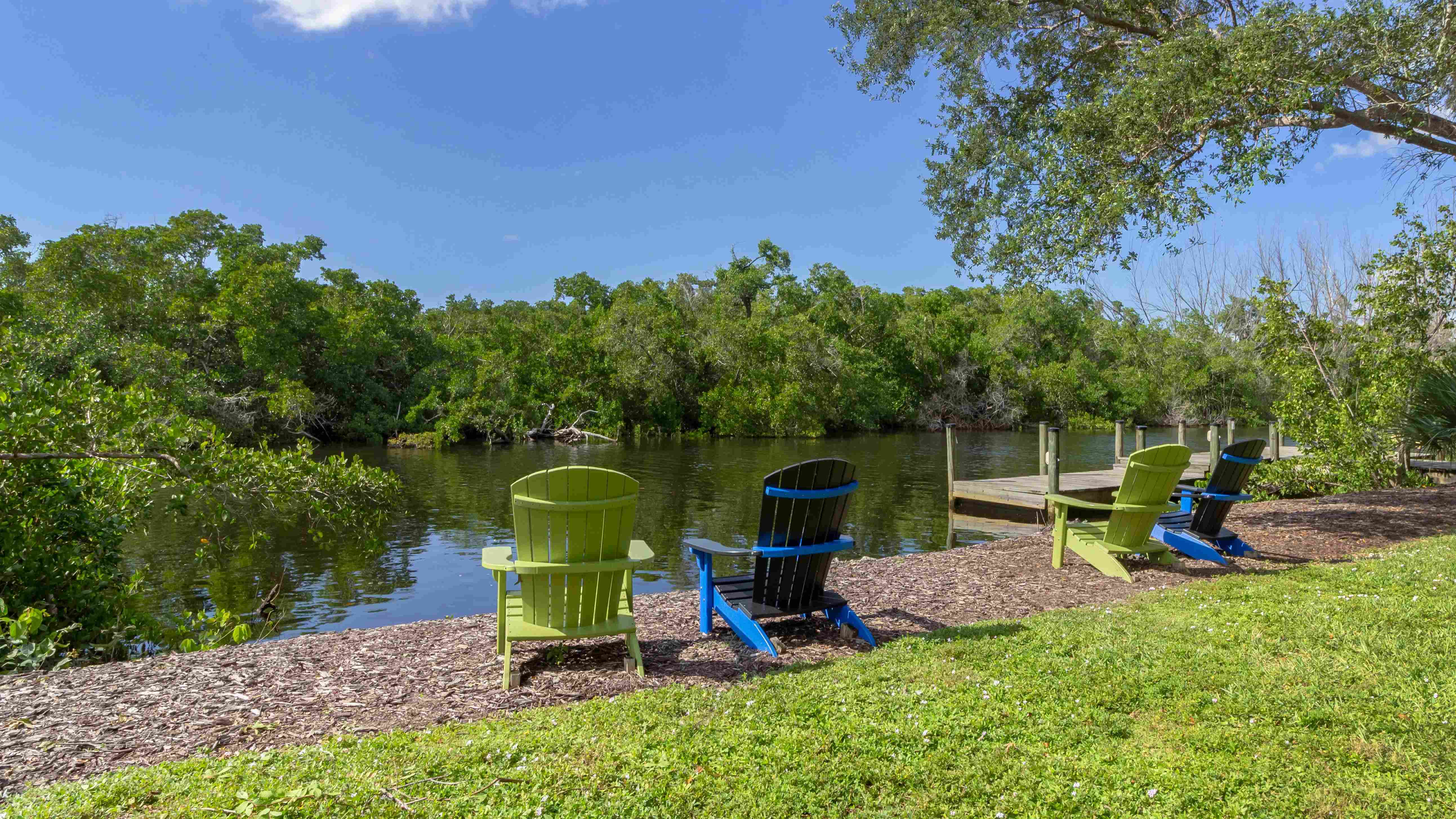 Revel in nature's beauty at our riverfront seating.