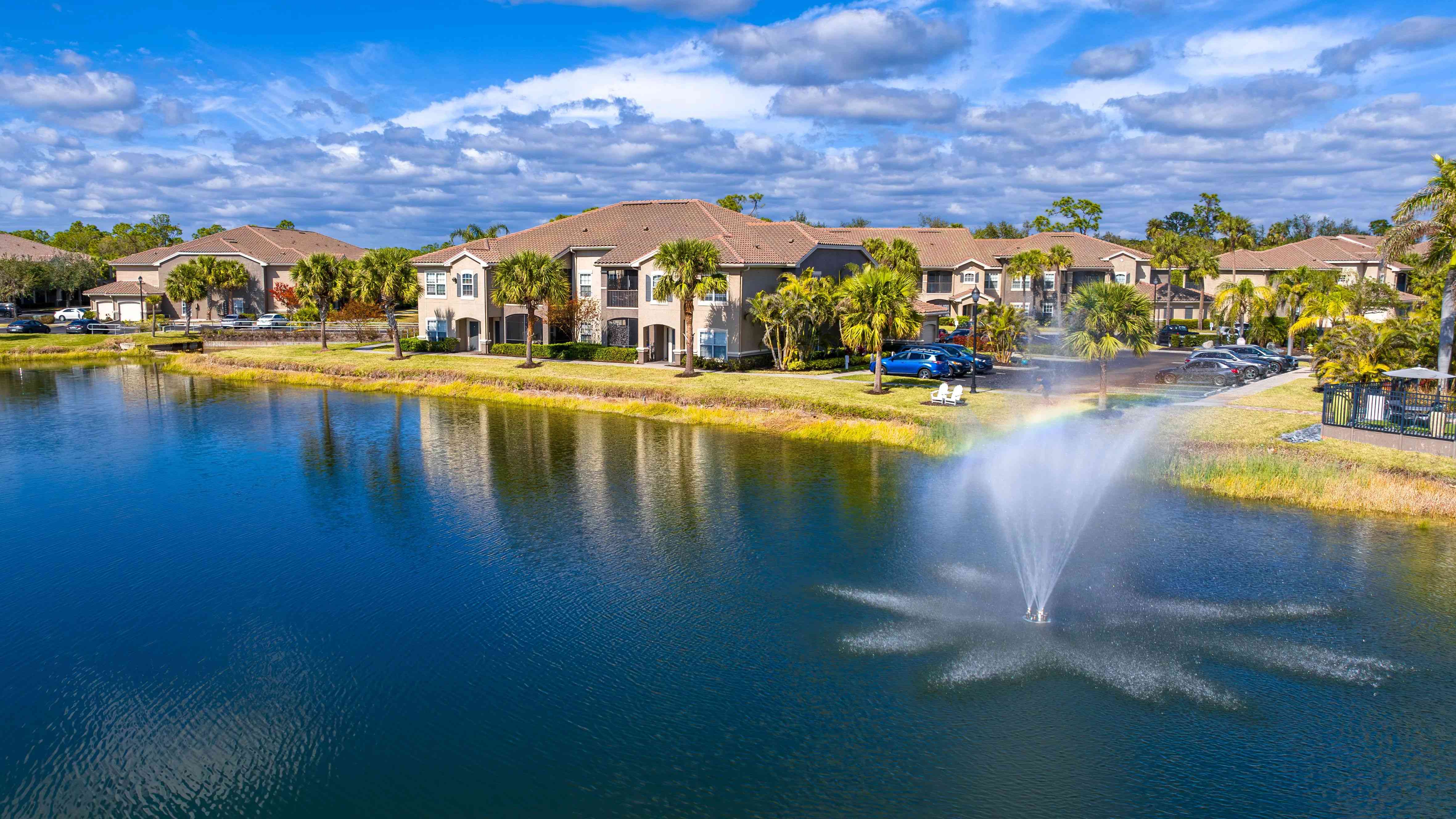 Our scenic community offers breathtaking waterfront views, well-maintained grounds and sparkling water fountain.