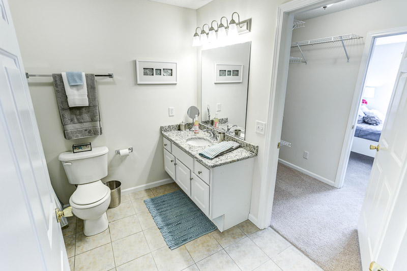 Extra Large Bathrooms with Convenient and Spacious Linen Closet