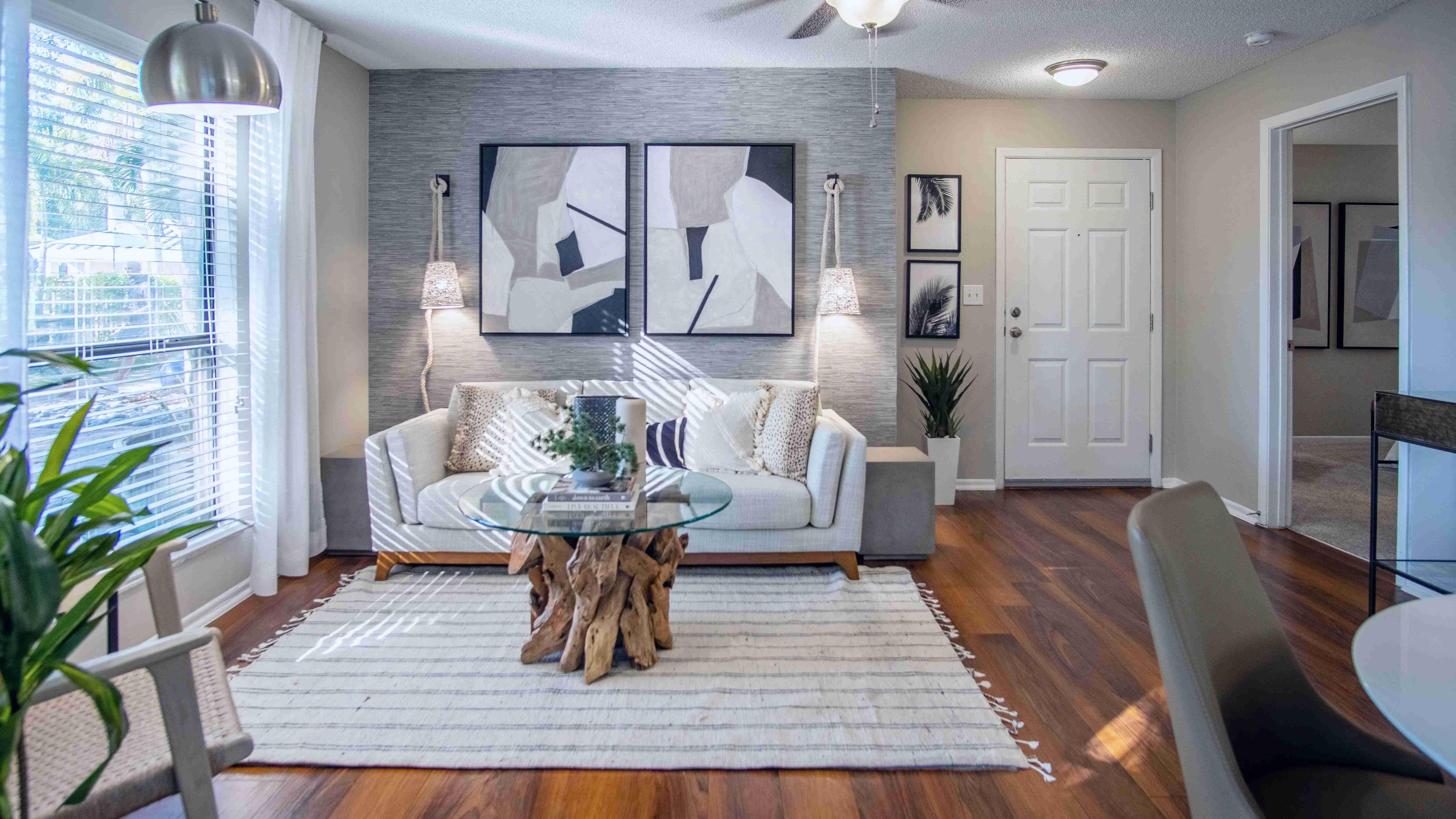 Immerse yourself in the natural radiance flooding our generous living spaces. 