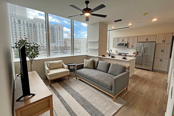 Model A1 - Living Area | Residences at 55