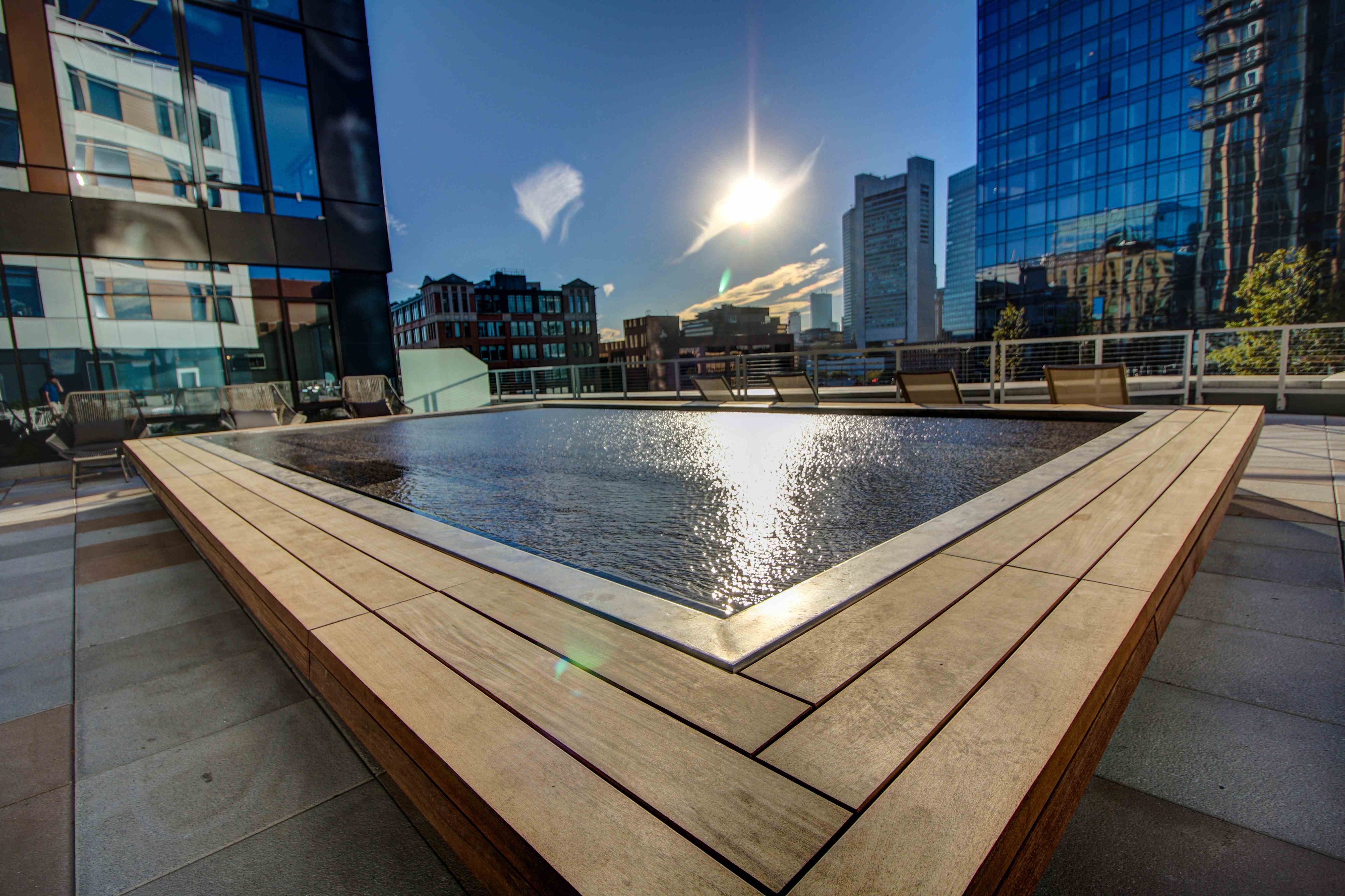 Terrace with Water Feature