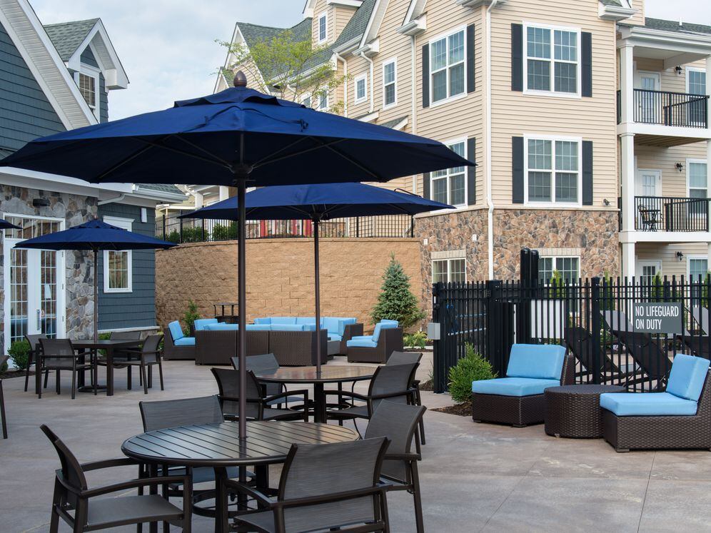 Outdoor lounge with lounge seating