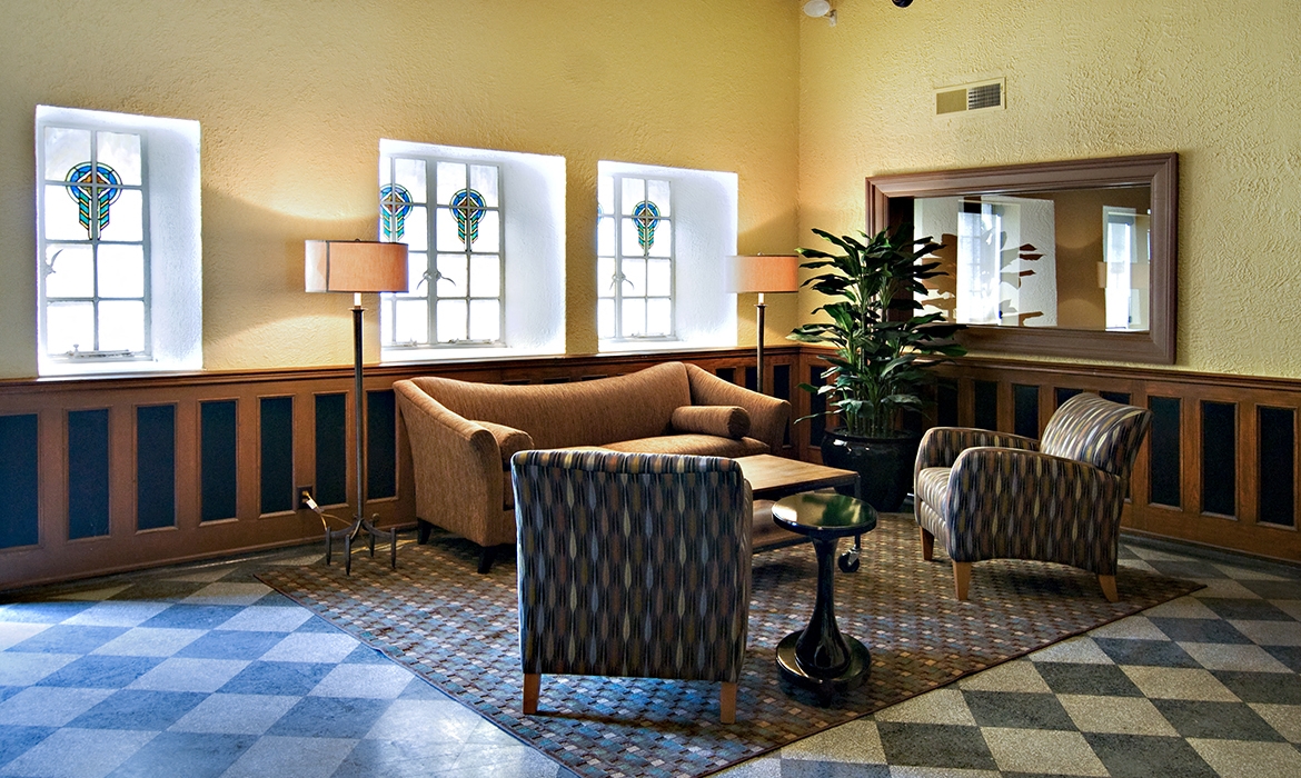 Lobby at The Ambassador