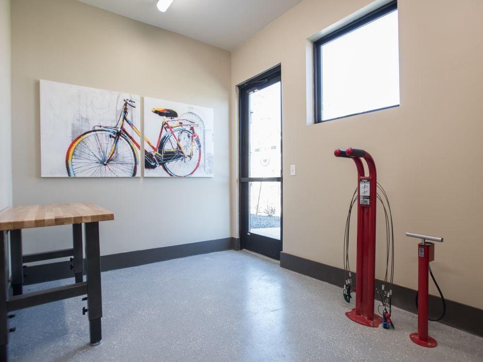 Bike repair room