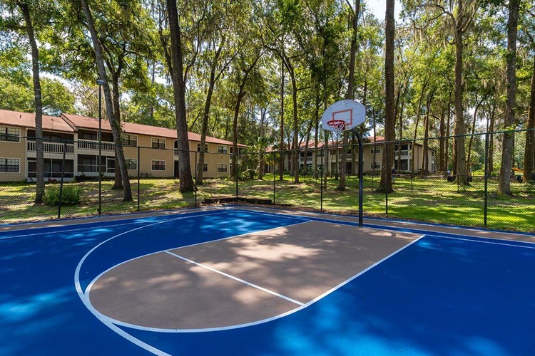 Play a game of basketball with some friends at our basketball court.