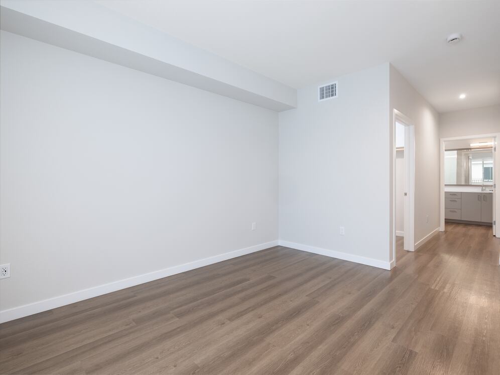 Upgrade Collection Primary bedroom and bath and hard-surface vinyl plank flooring