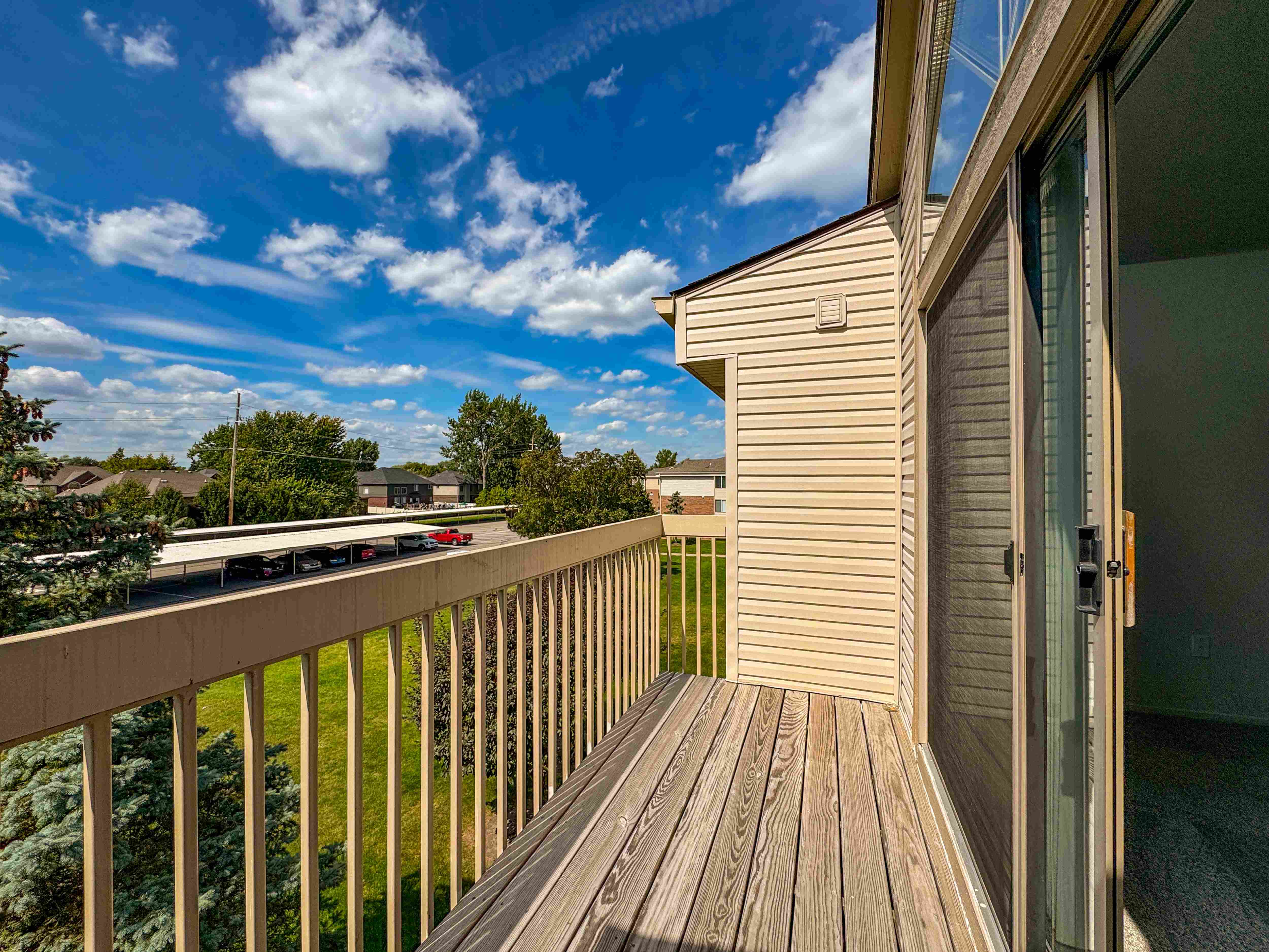 Outdoor space at Prentiss Pointe Apartments