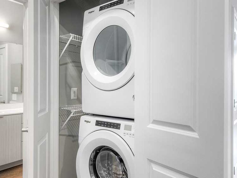 In-unit washer and dryer