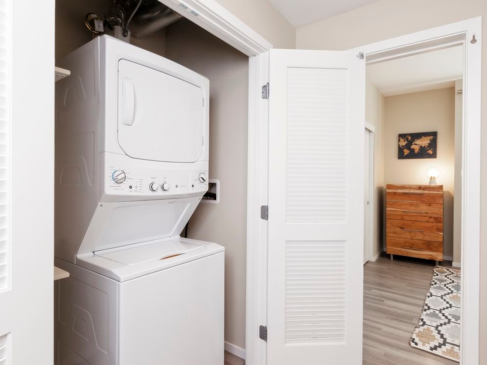 In-unit washer and dryer