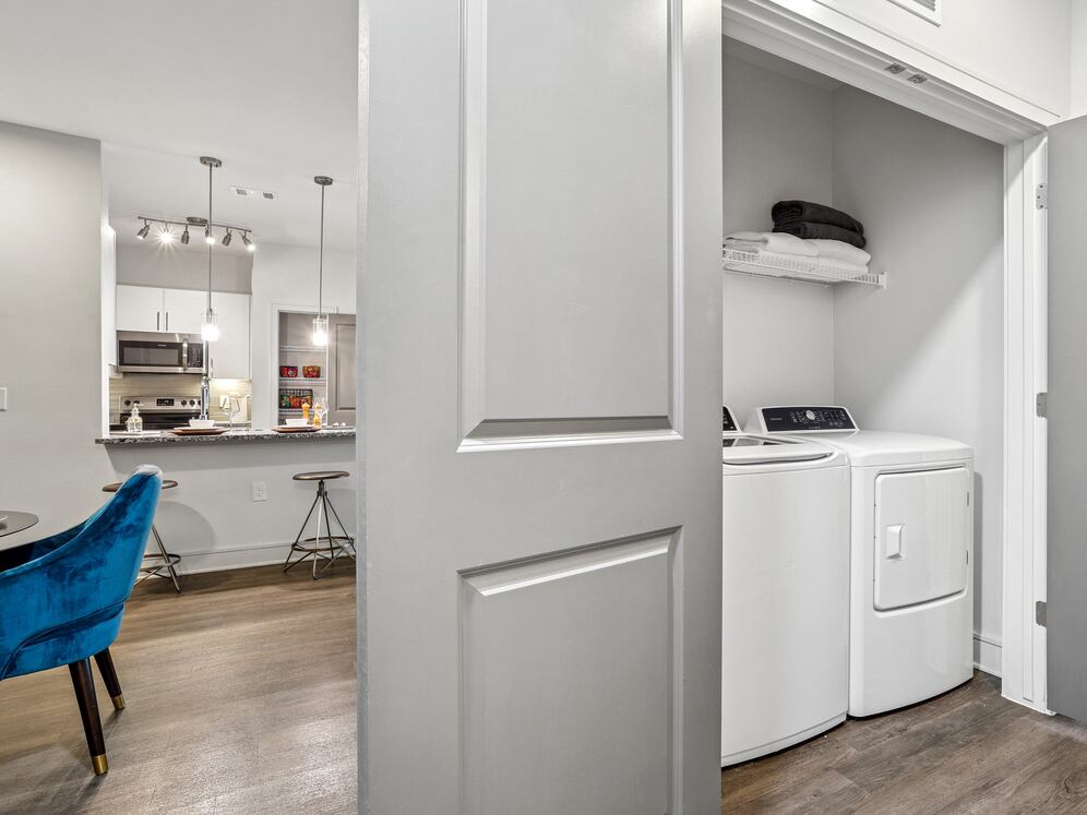 In-unit washer and dryer