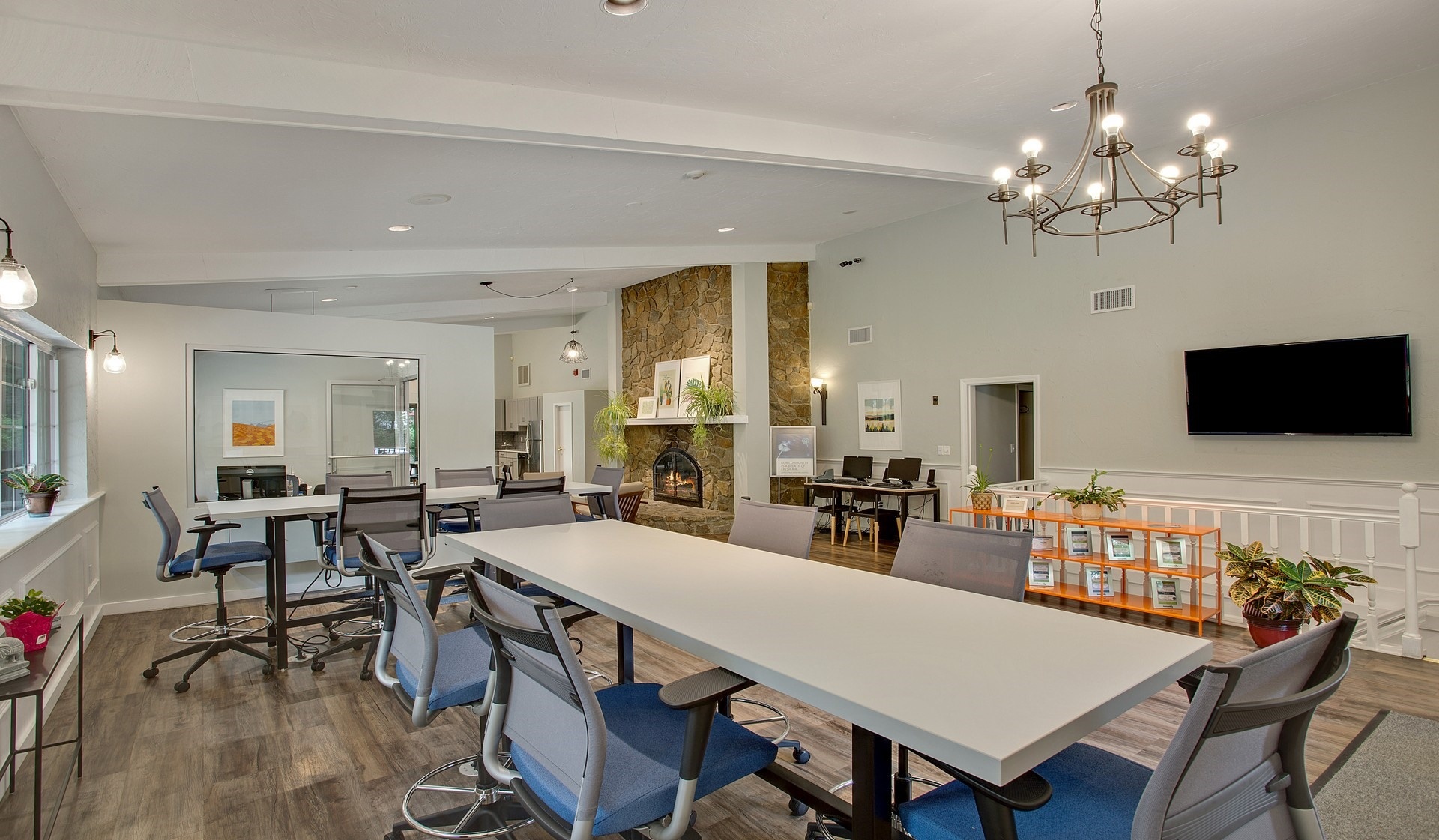 Clubhouse has a great workspace