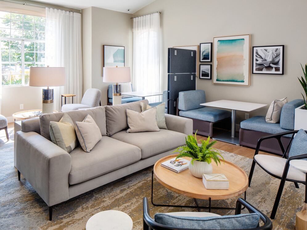 Coworking lounge