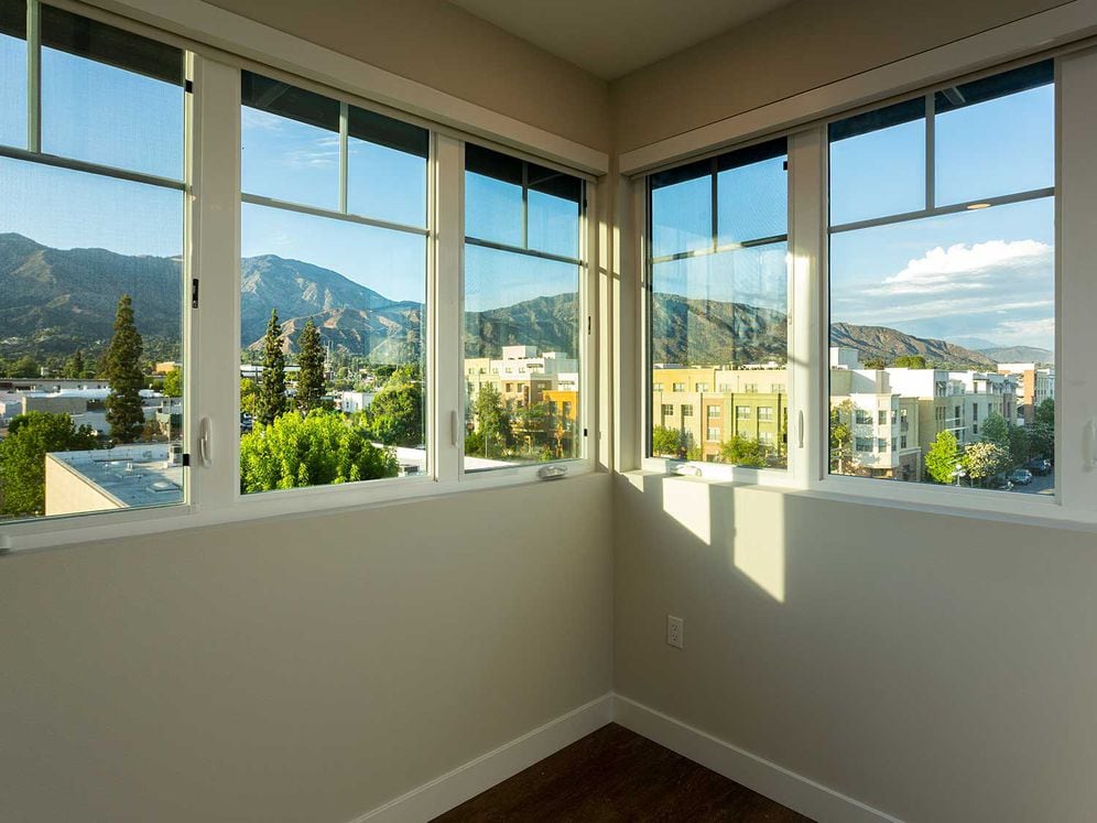 Upper-level apartments with views