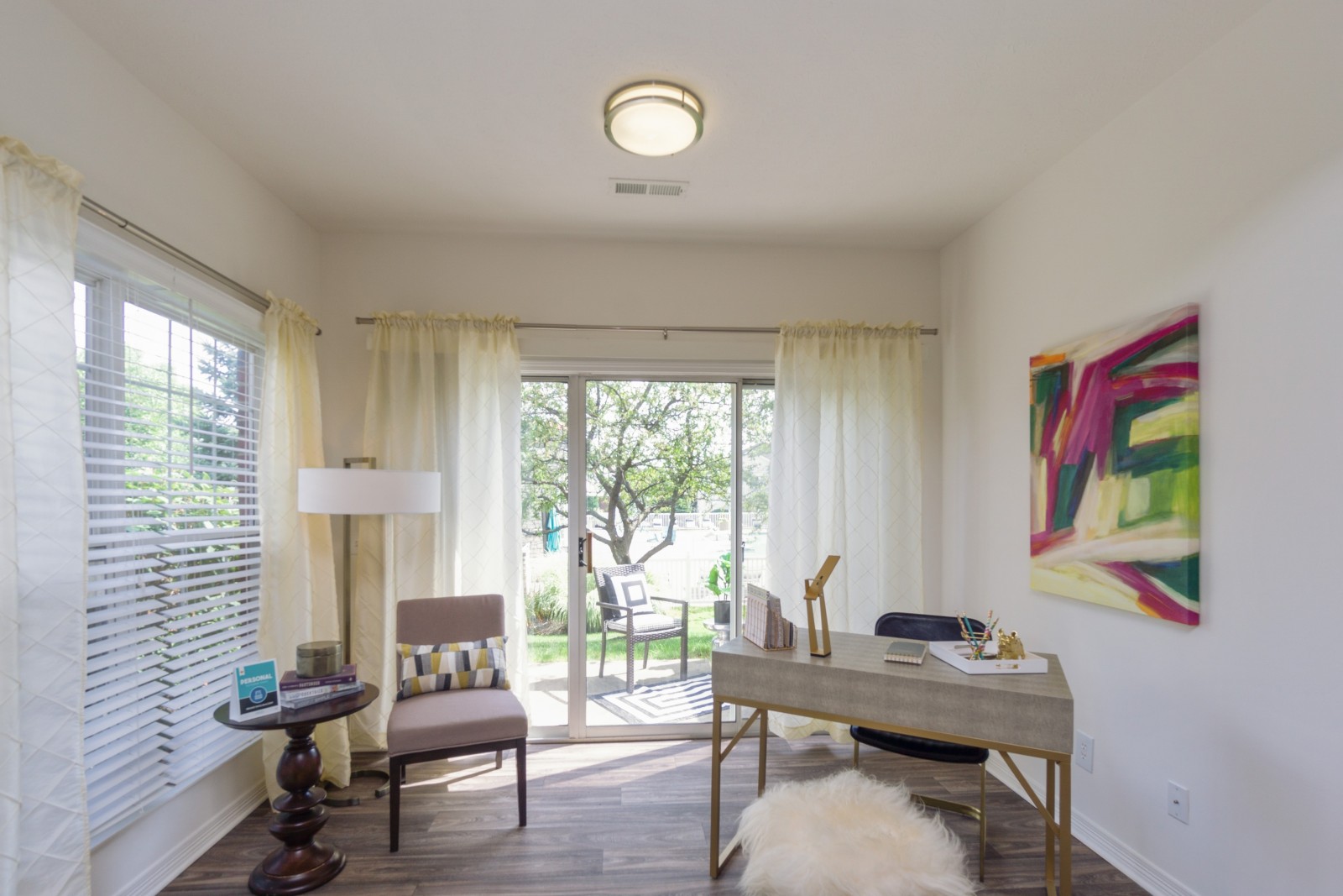 Relaxing sunrooms available at The Residence at Barrington in Aurora, OH