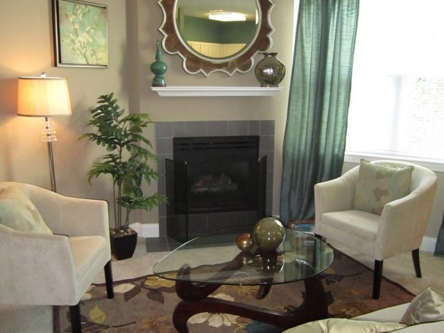Gas Fireplaces in select apartment homes