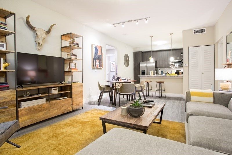 One Bedroom Living Room Model