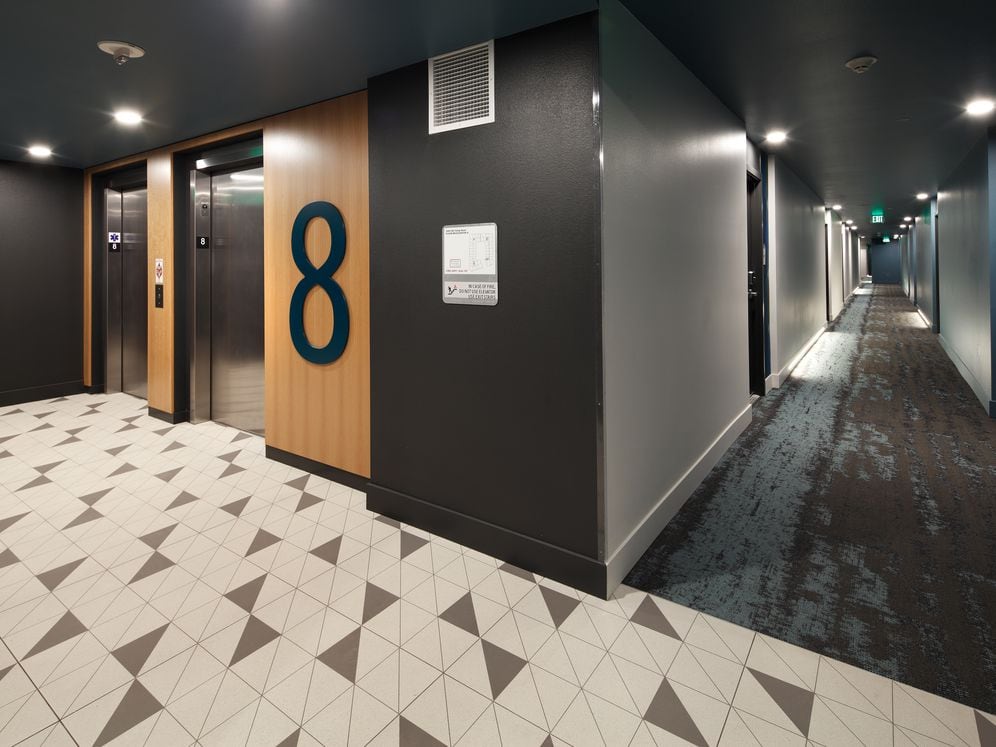 Hallway and Elevator