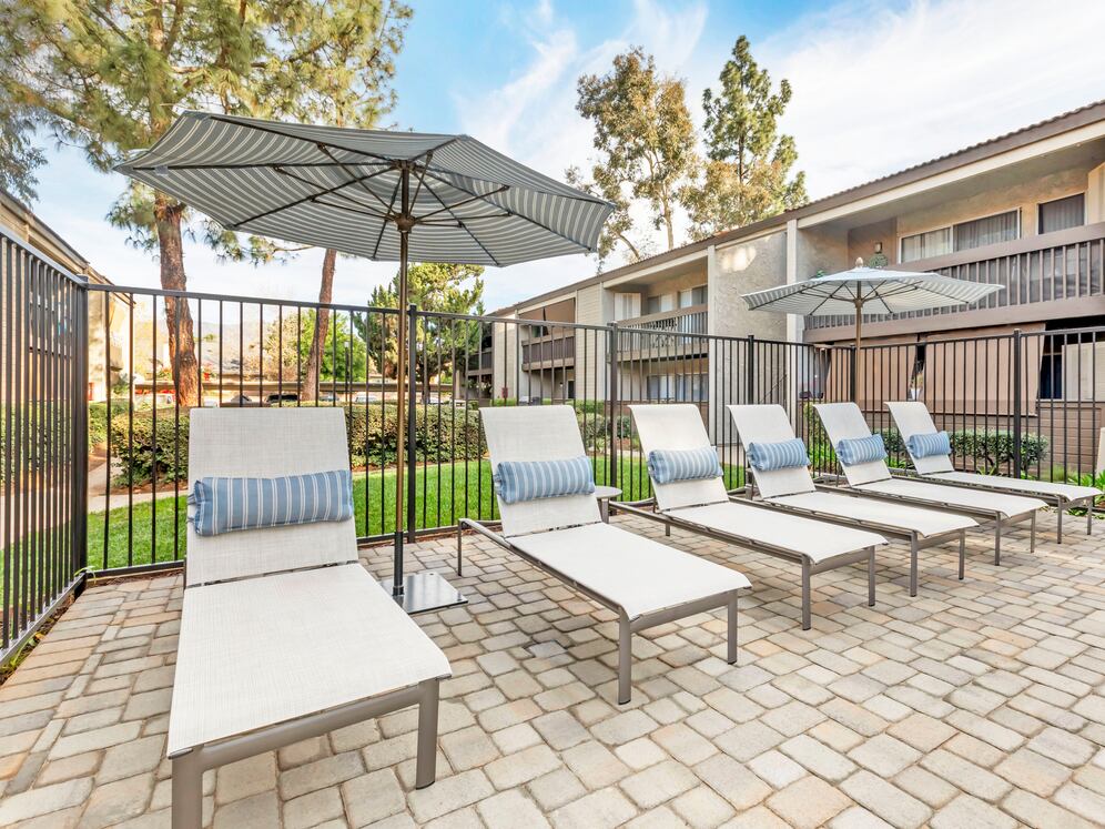 Sundeck with lounge chairs