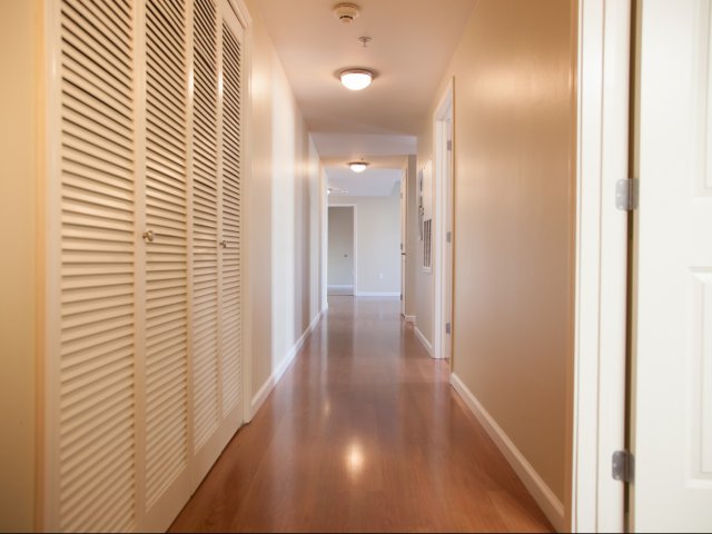 Maple Flooring Throughout Hallways