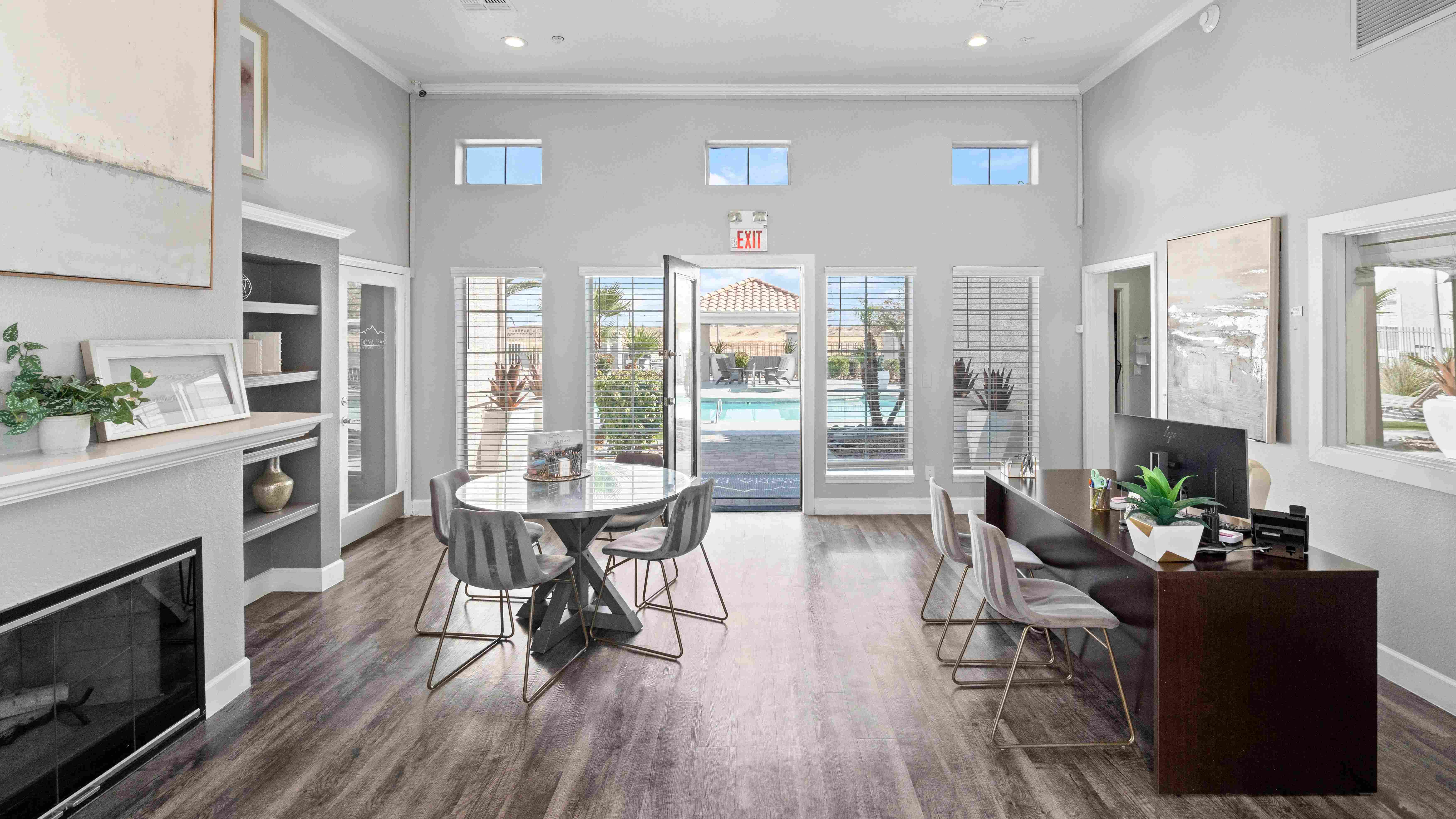 Step inside our inviting leasing office for a warm welcome, where friendly faces are ready to assist you with all your needs.