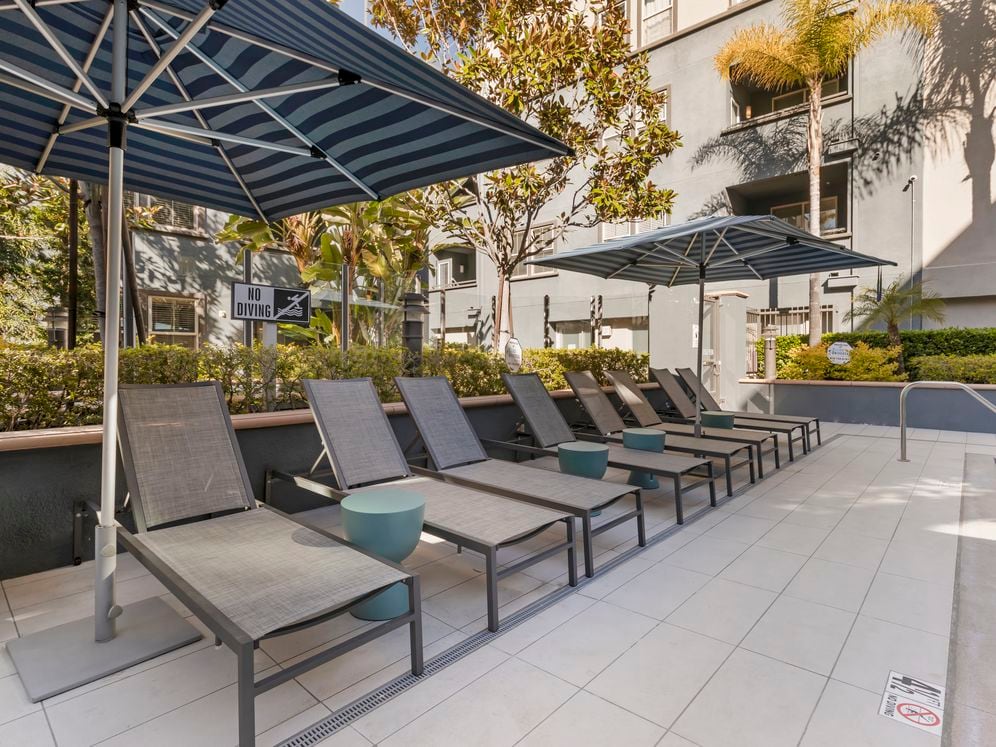 Sundeck with lounge seating