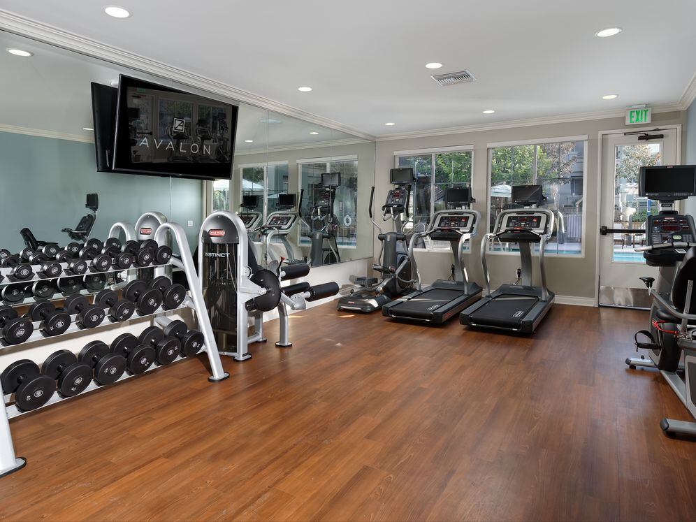 Fitness Center With Cardio And Strength Equipment
