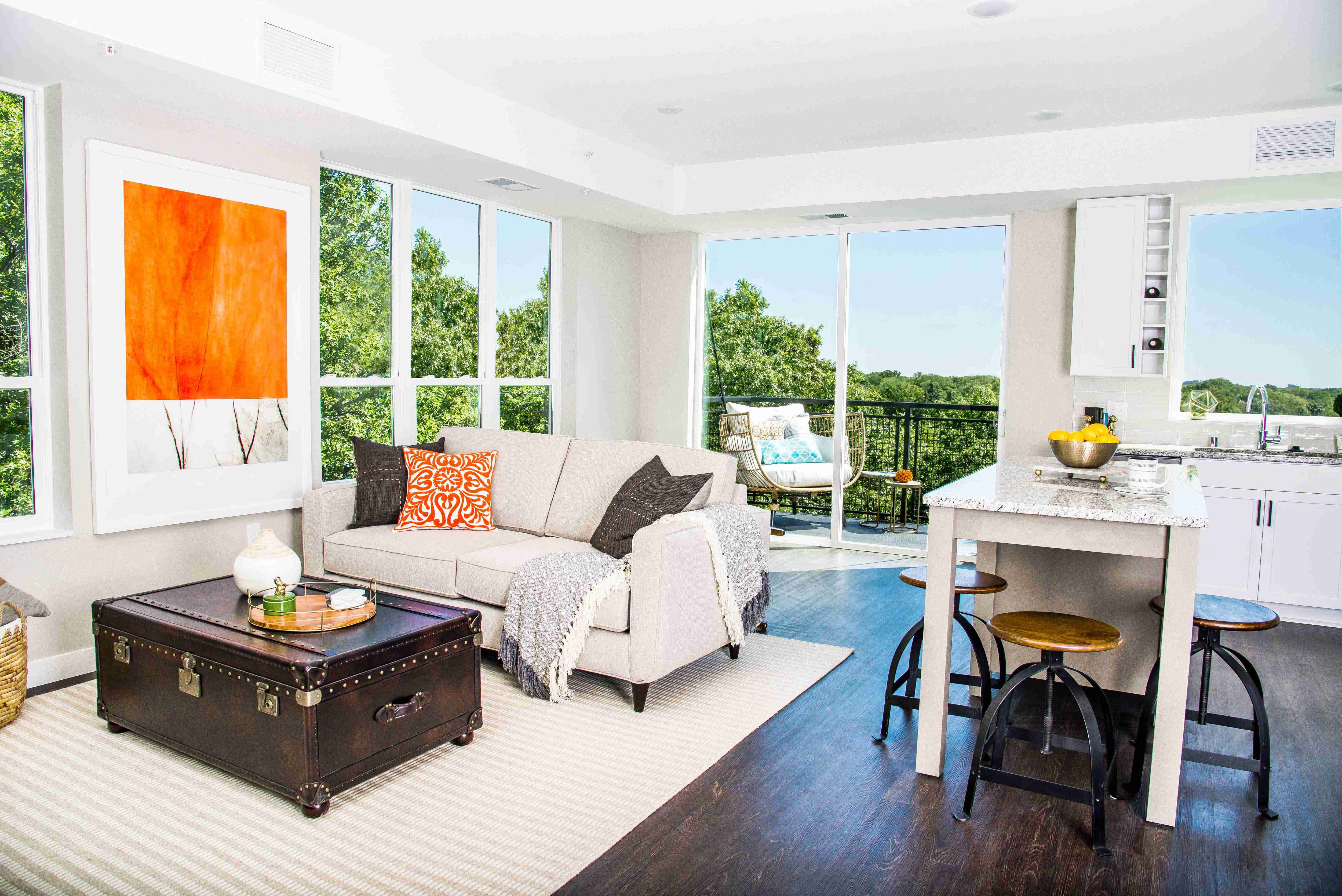 Two-Bedroom Apartment Living Room