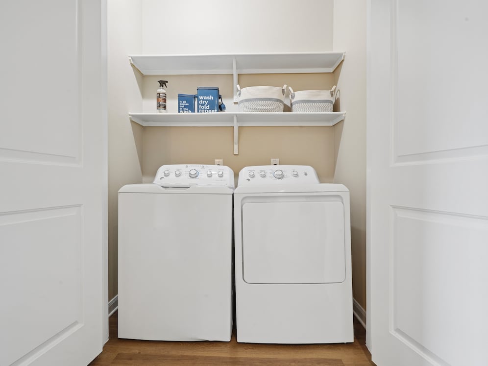 In-unit washer and dryer