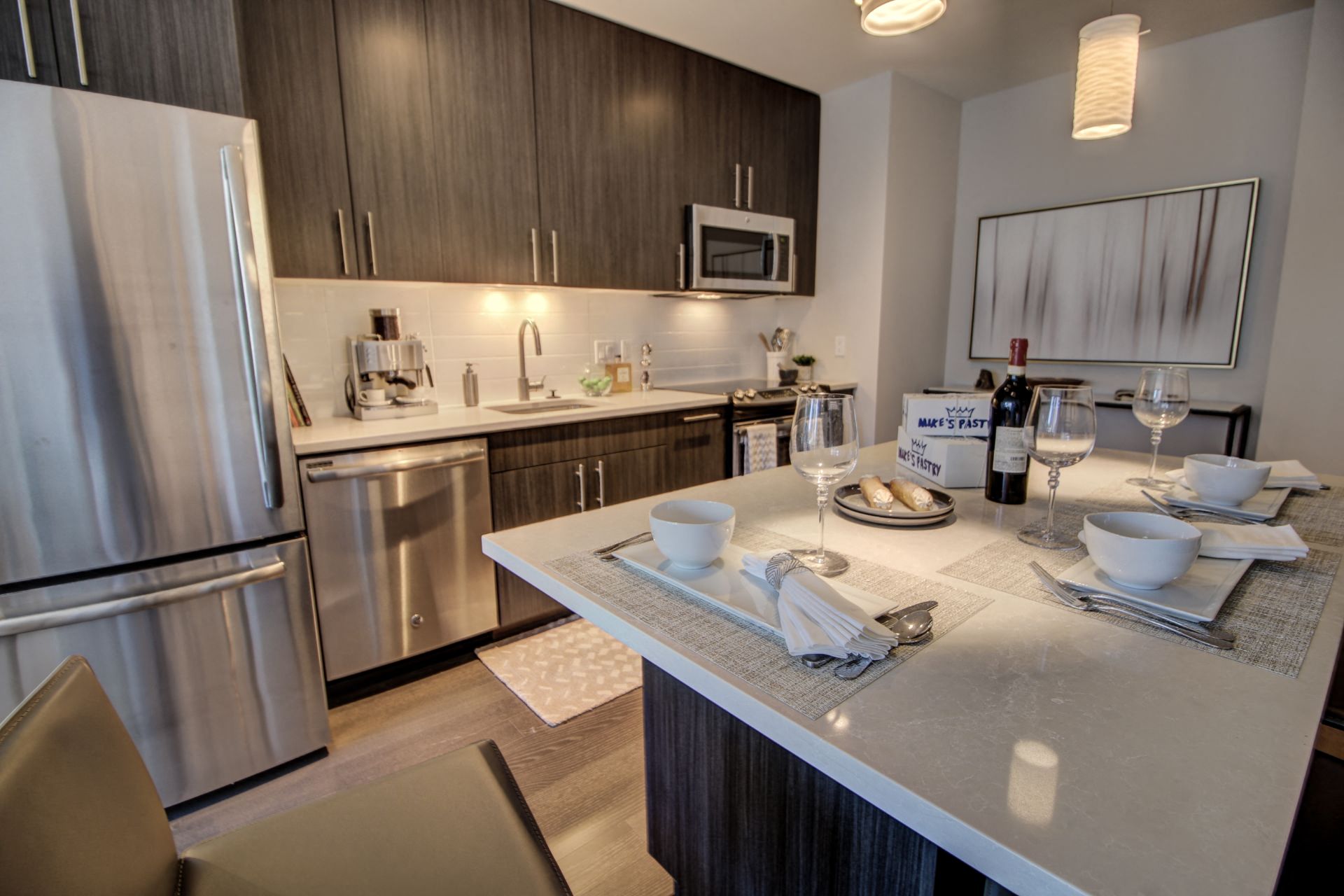 Chef's Kitchen with Prep Island