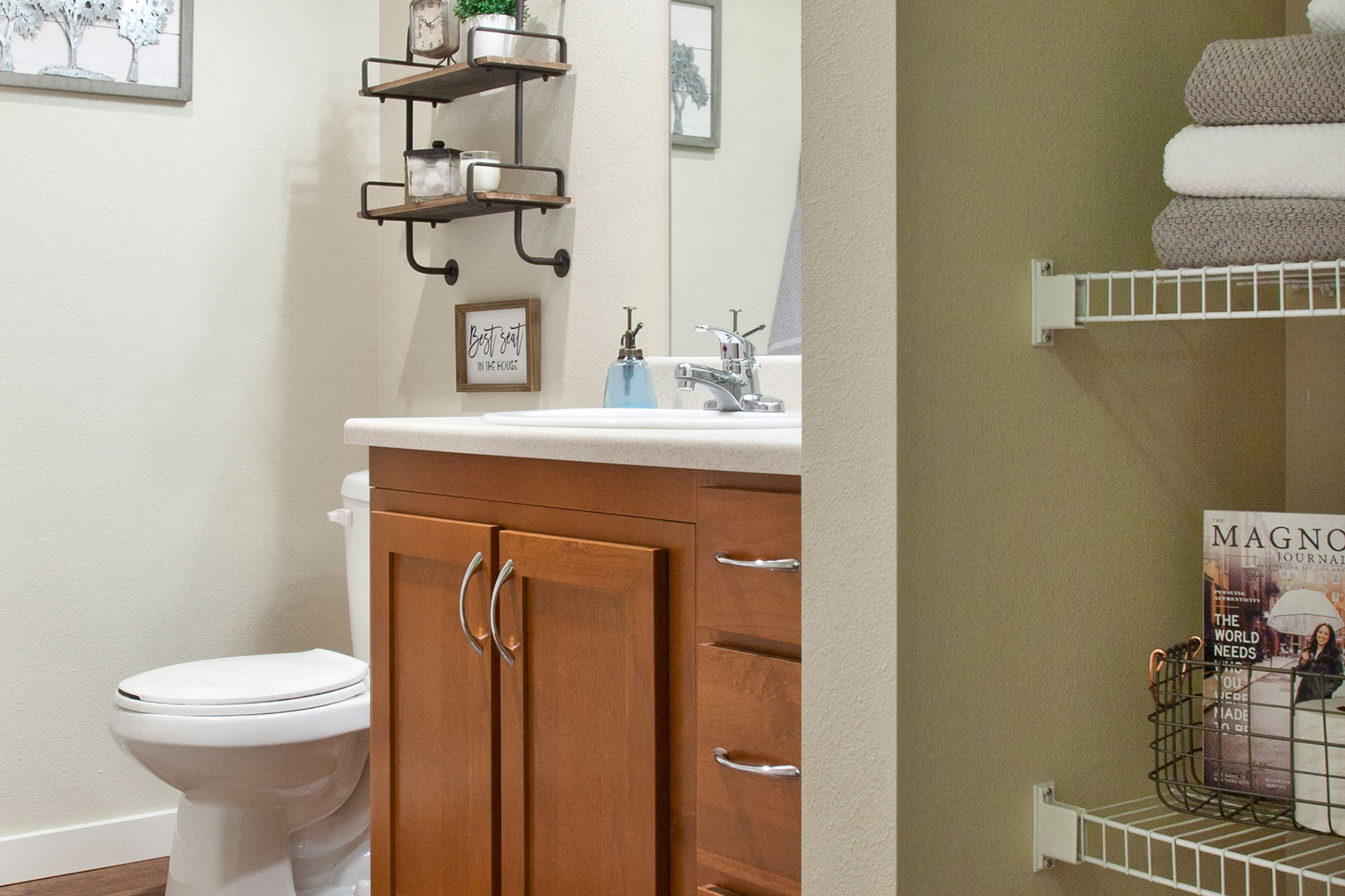 Spacious Storage Options