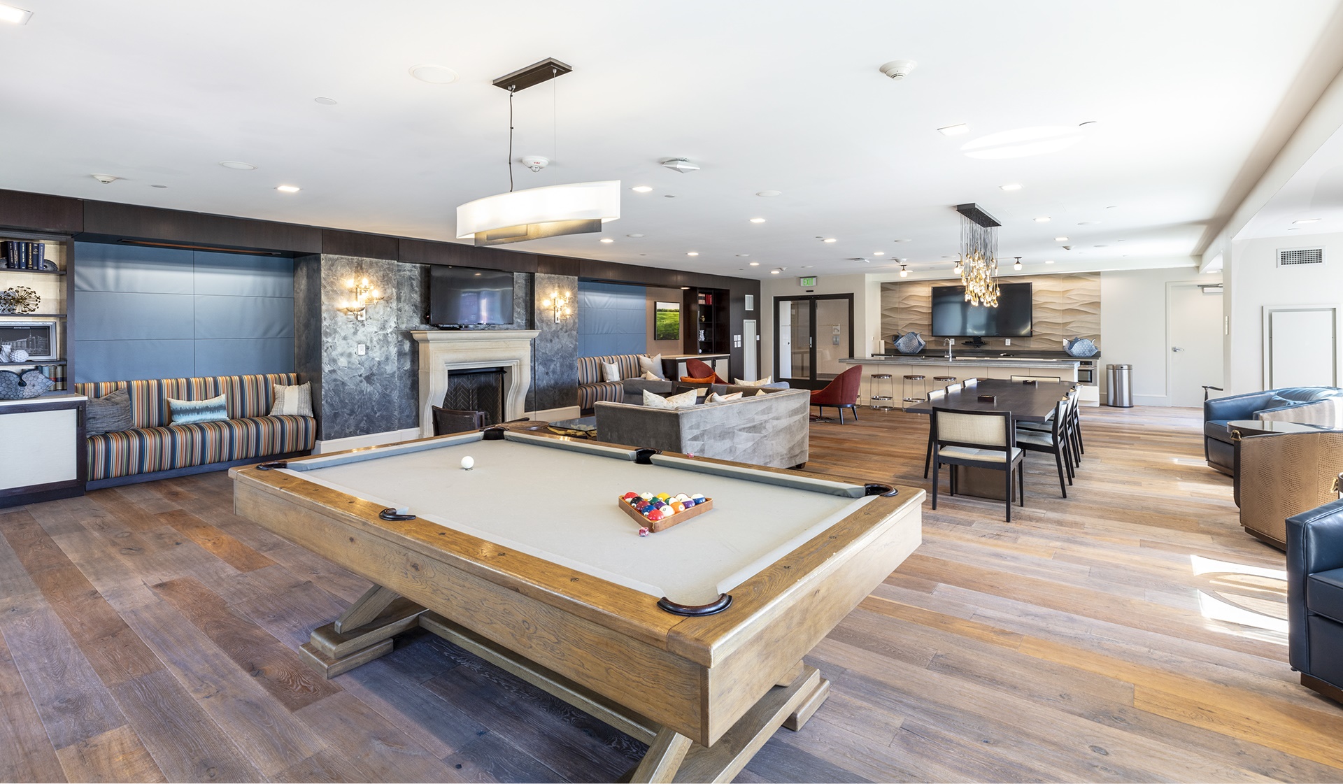 Enjoy a game of pool and a social atmosphere in the Canal Club
