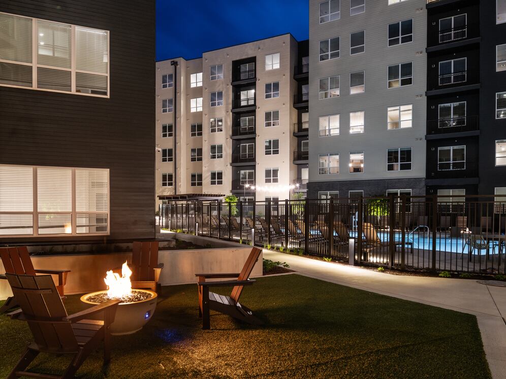 New West Phase - Courtyard with fire pits
