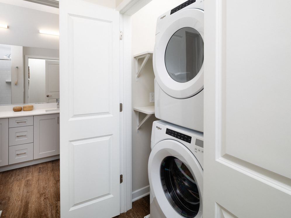 New West Phase apartments - in-unit full-size washer and dryer