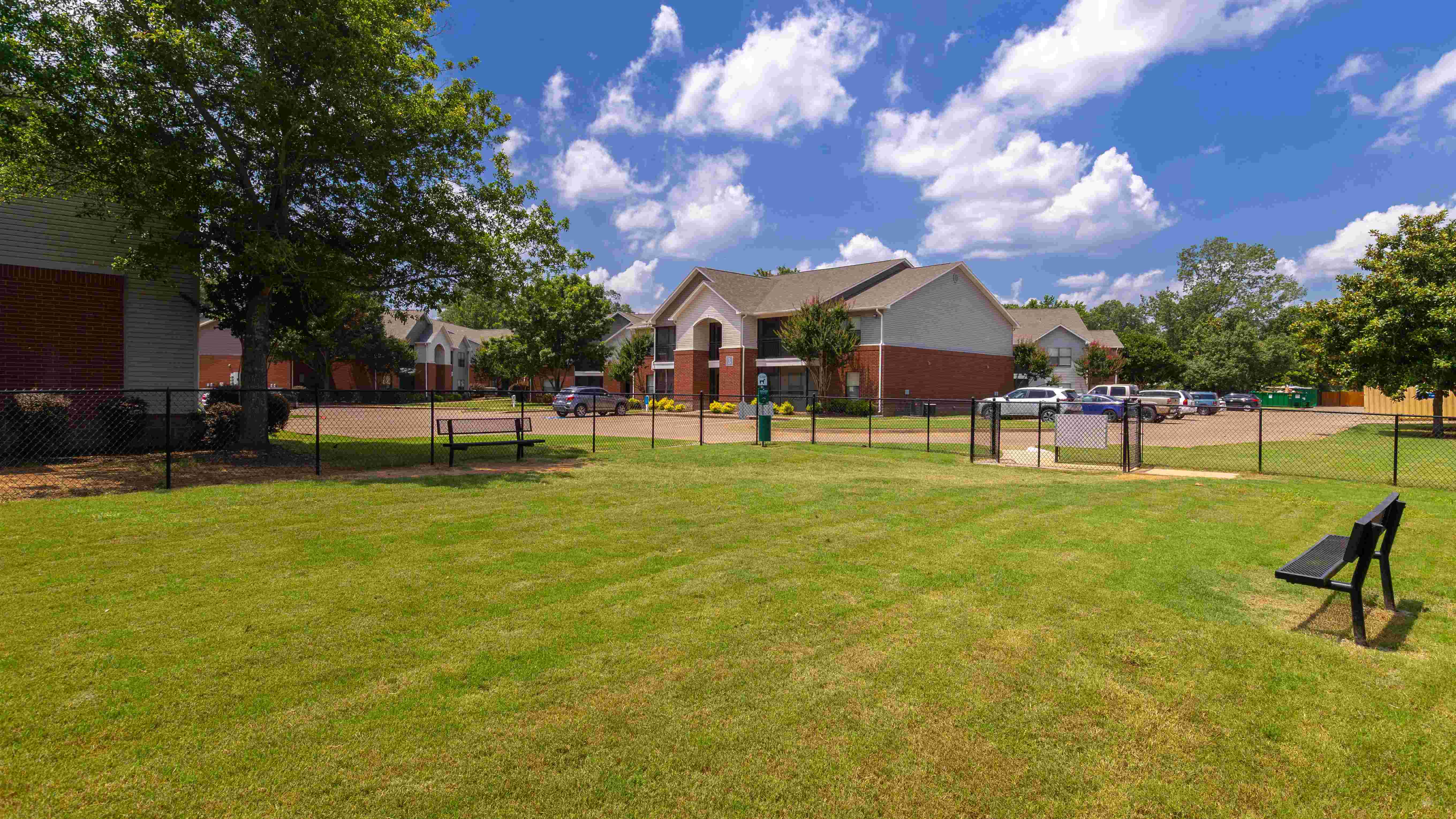 Our pet-friendly community at The Avenue includes a dedicated dog park offering a spacious and secure area for your furry friends to play and exercise.