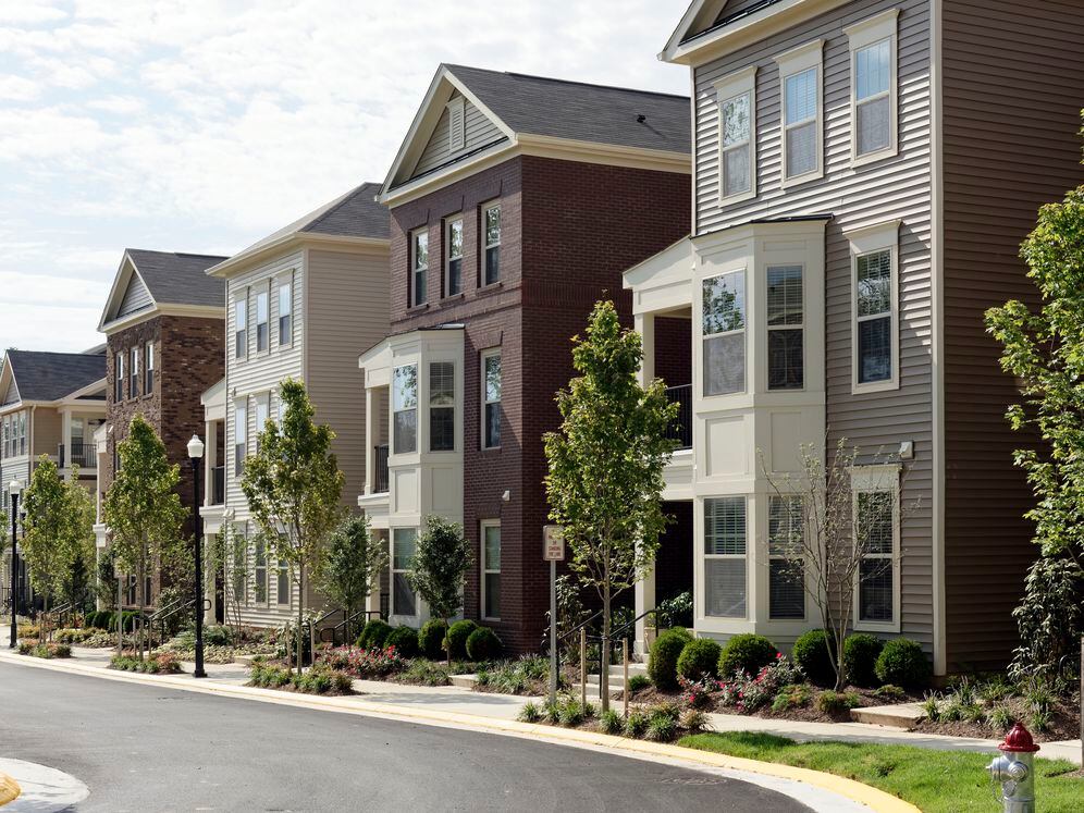 Townhome exteriors