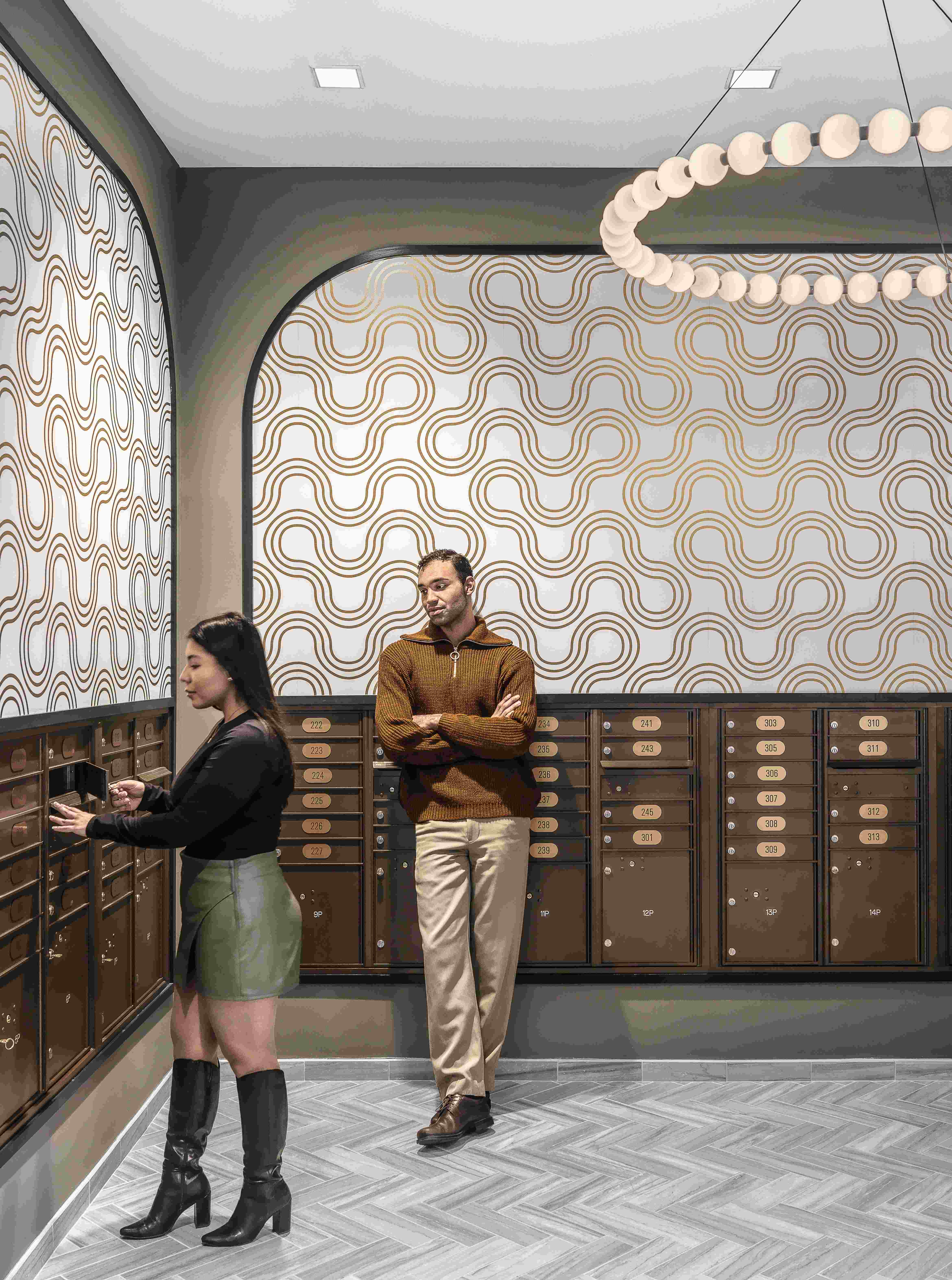 mail and package room