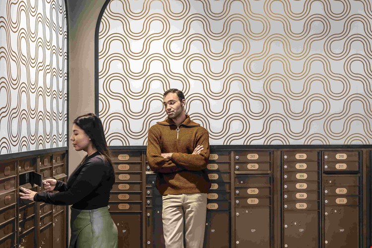 mail and package room